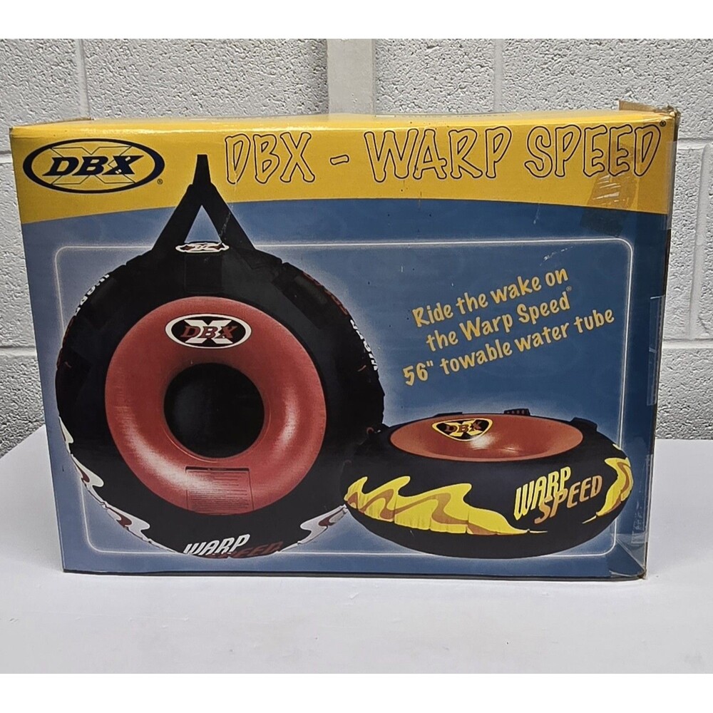 DBX Warp Speed 2-Person Towable Tube Vtg BNIP Boating Vacation Gift